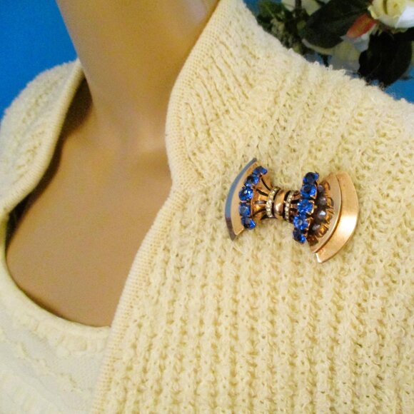 SCEPTRON Reinad Sterling Vermeil Book Piece Brooch ~ RARE Designer Brooch - Picture 7 of 16